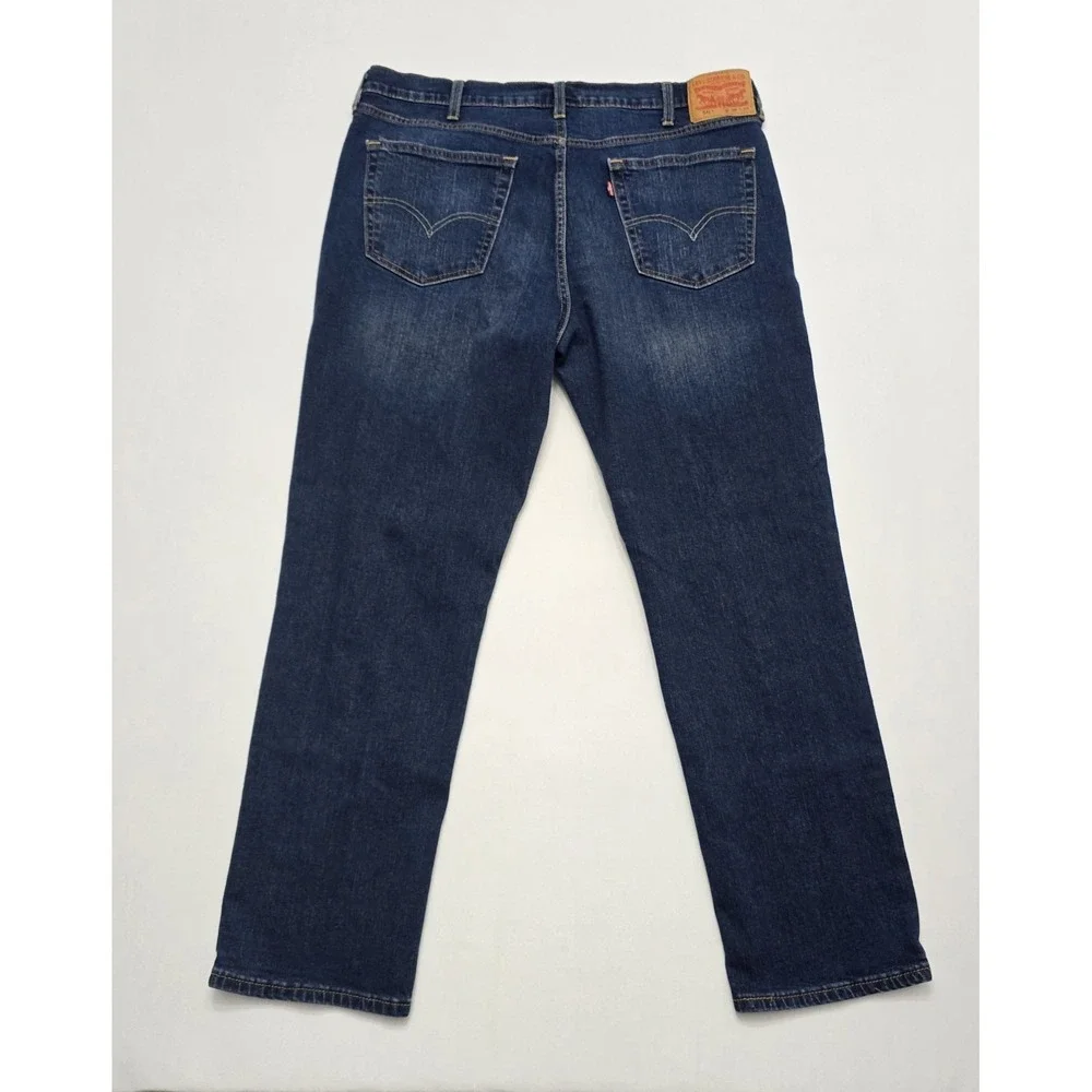 Levis 541 Athletic Taper Jeans Mens 38x32 Dark Wash Indigo Denim 18181-0074